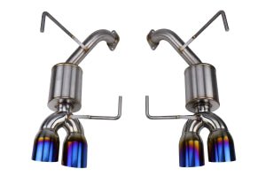 Axleback Exhaust - 2015-2021 WRX / 2015-2018 STi - 5" Muffler - 3.5" Single Wall Neochrome Tips
