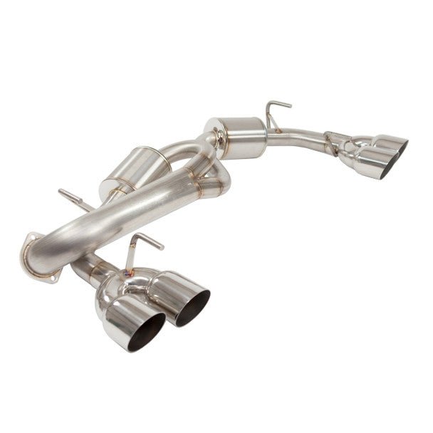 Axleback Exhaust, 2011-2014 WRX / 2008-2014 STi Hatchback - 5" Muffler - 3.5" Single Wall Tips