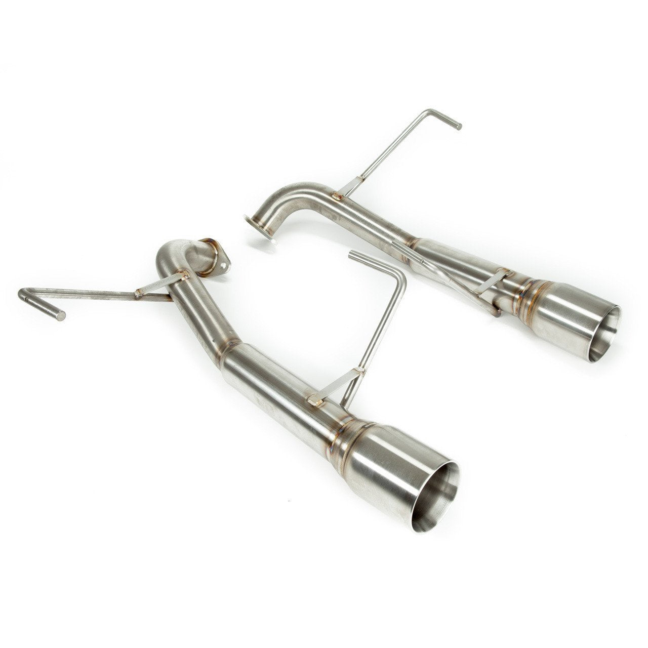 Axleback Exhaust - 2008-2010 WRX Sedan - Muffler Delete - 3.5" Single Wall Tips