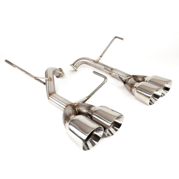 Catback Exhaust - 2011-2014 STi and WRX Sedan - Muffler Delete - 4" Double Wall Tips