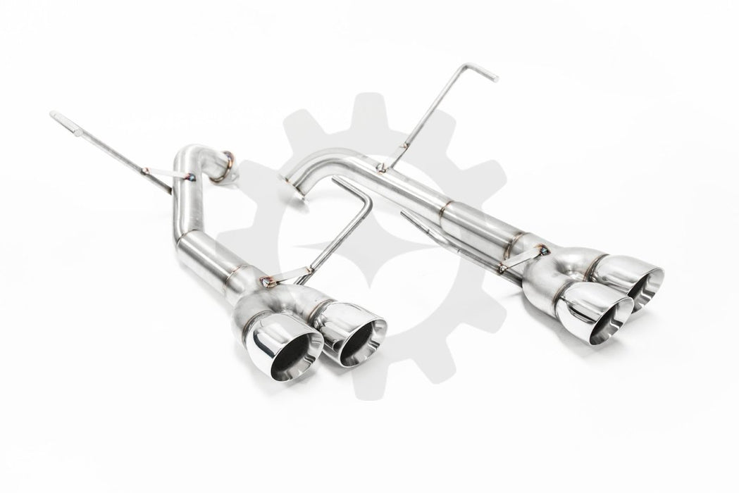 Axleback Exhaust - 2015-2021 WRX / 2015-2018 STi - Muffler Delete - 3" Double Wall Tips