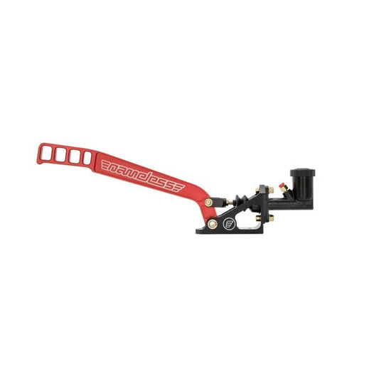 Nameless Horizontal Hydraulic Handbrake - Red Wilwood Reservoir Style