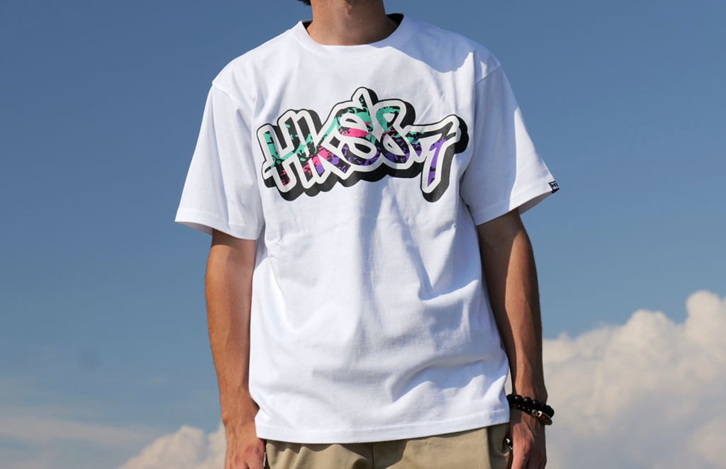 HKS T-SHIRT 87PAINT WHITE L