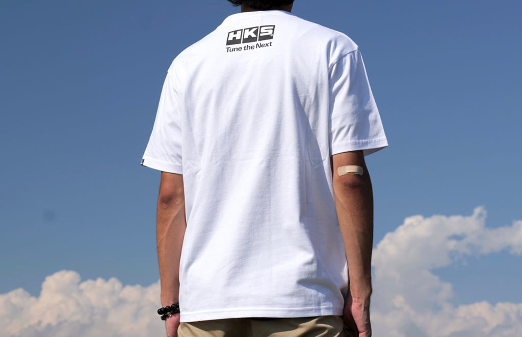 HKS T-SHIRT 87PAINT WHITE XXXL
