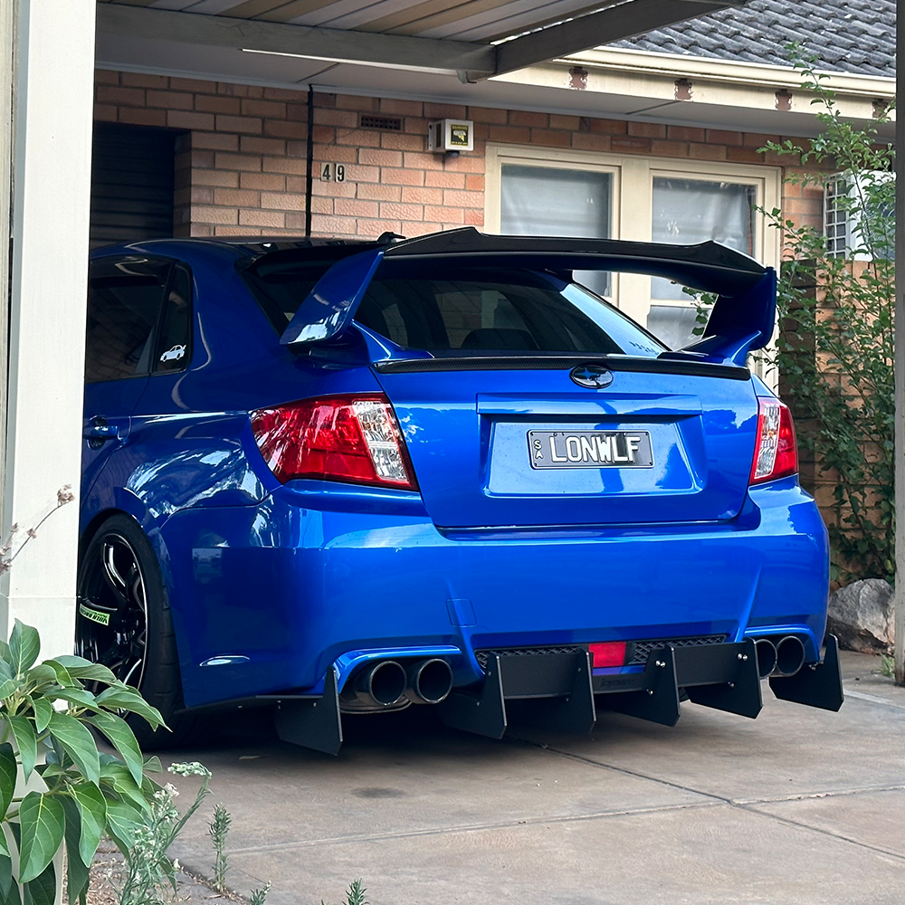 2012 subaru wrx sti rear diffuser