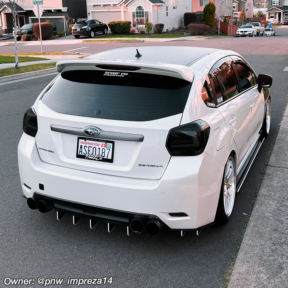 2013 impreza hatch rear diffuser