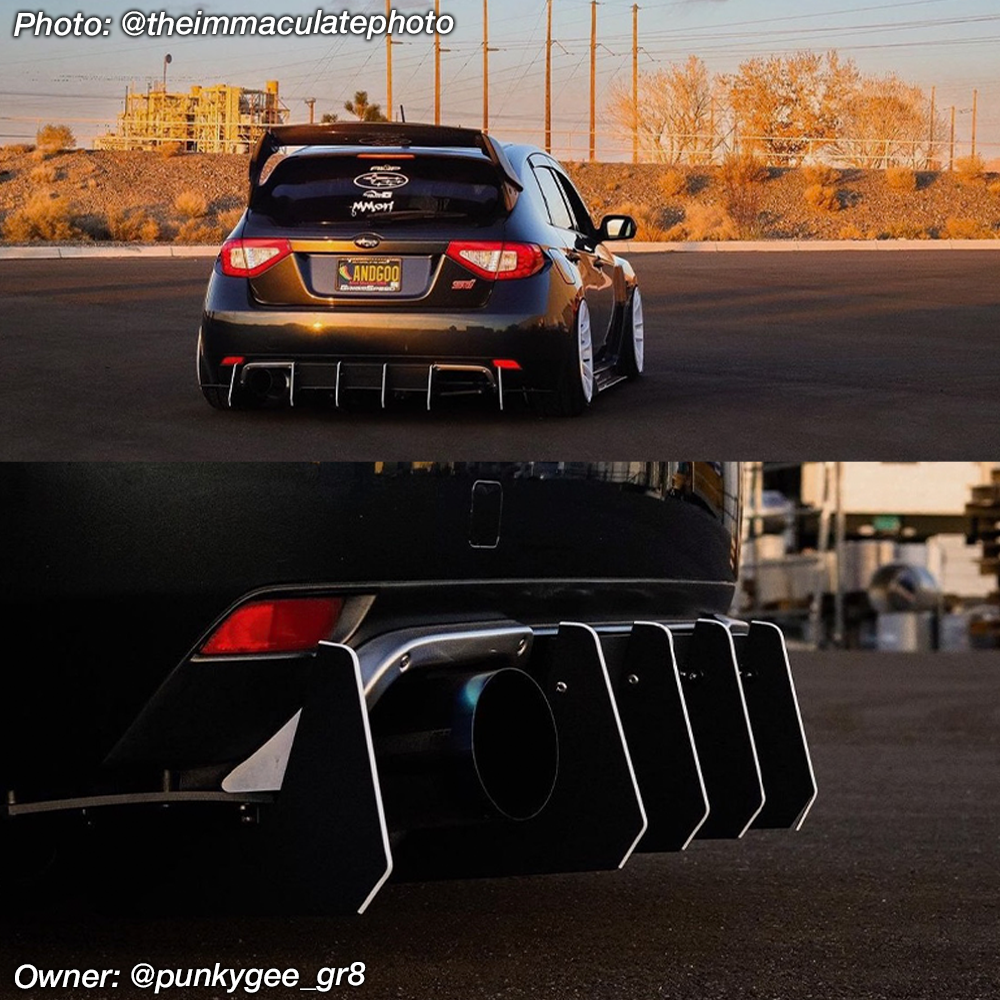 narrowbody wrx rear diffuser