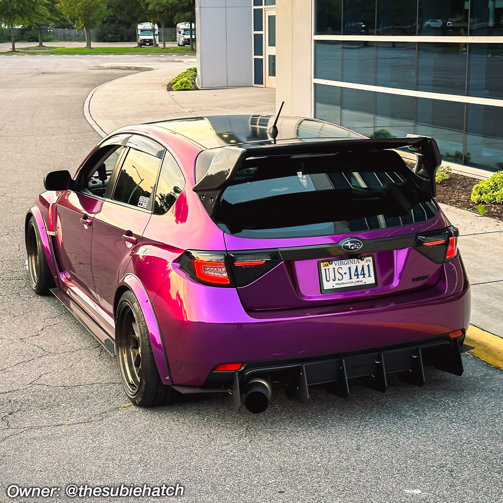 2014 wrx hatch rear diffuser