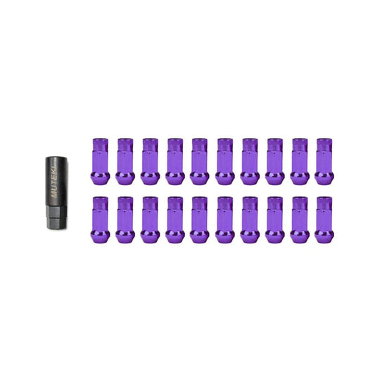 Wheel Mate Muteki Open End Lug Nuts - Purple 12x1.50