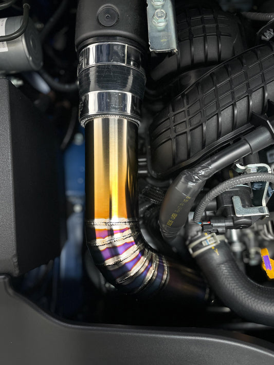 Rae-Motorsports 2022 WRX Charge Pipe (Ti) Burnt Titanium