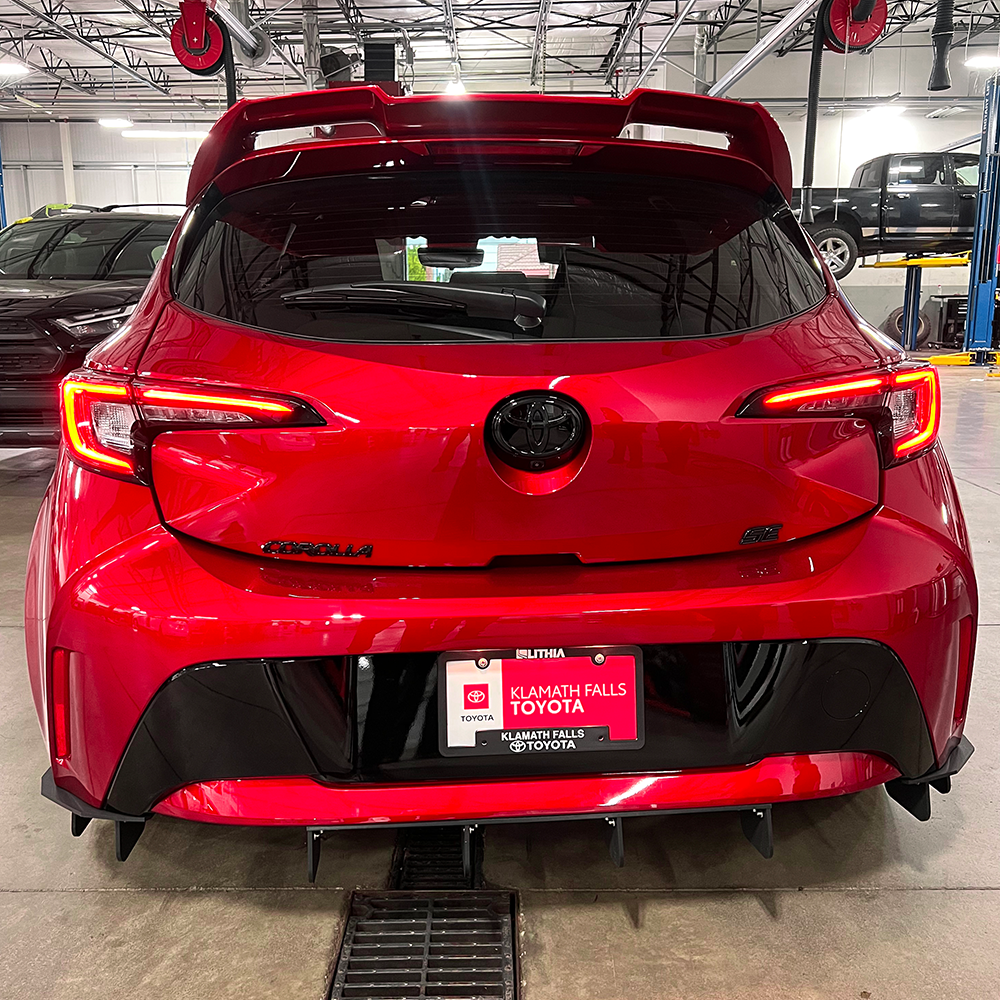 GR corolla hatch rear diffuser