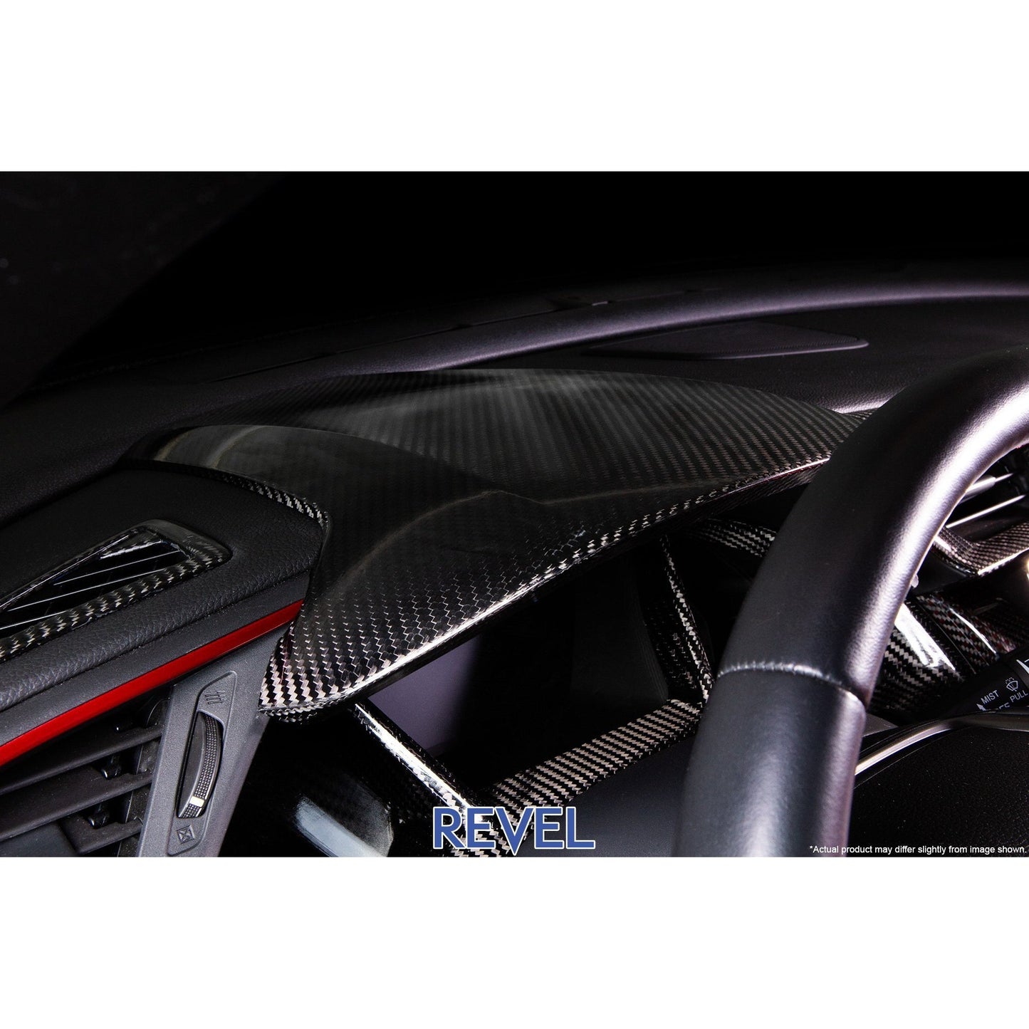 Revel GT Dry Carbon Center Dash Cover 2023 Toyota GR Corolla - 1 Piece