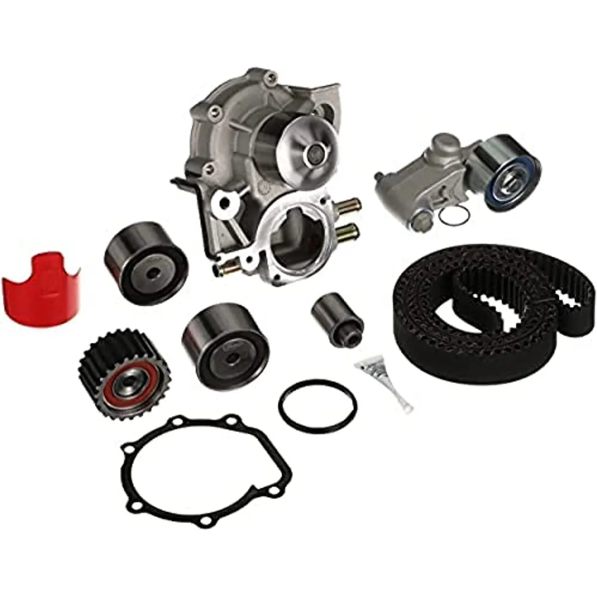 Gates Subaru 06-07 WRX & 04-10 STi & 05-09 LGT Perf Racing Timing Belt Component Kit w/ Water Pump