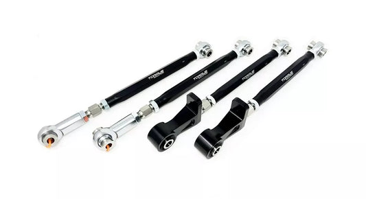 Torque 04-07 Subaru Impreza WRX STI Rear Lateral Link Camber / Toe Arms - Black (Set of 4)