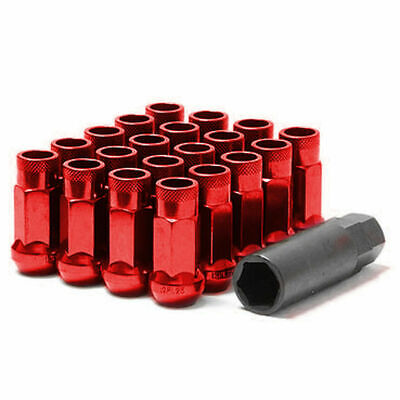 Wheel Mate Muteki Closed End Lug Nuts - Red 12x1.25