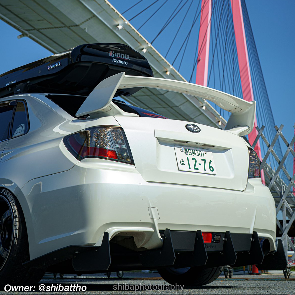 2012 subaru wrx sti rear diffuser