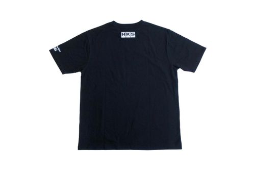 HKS T-SHIRT SUPER RACING BLACK 3L