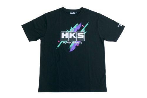 HKS T-SHIRT SUPER RACING BLACK 3L