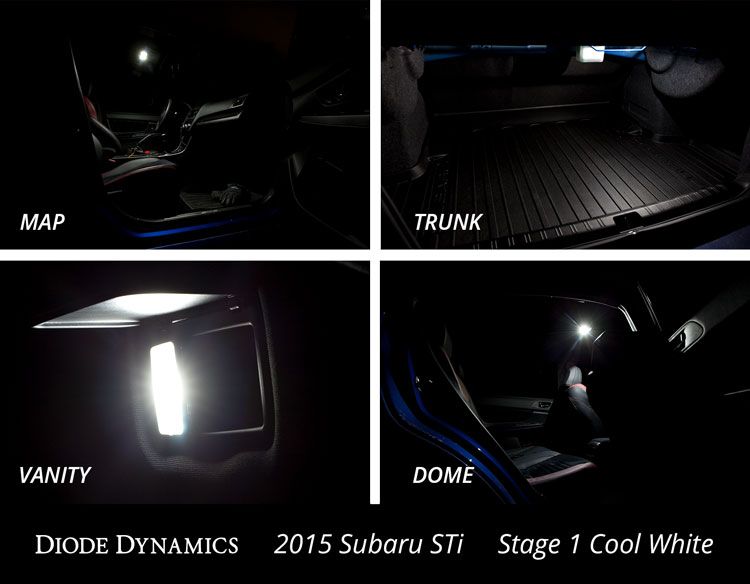 02-07 Subaru WRX/STI Interior Bulb Kit