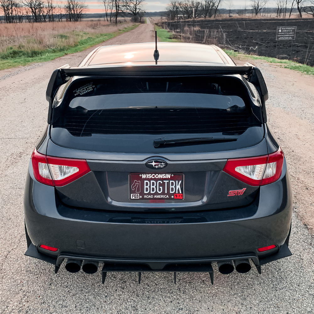 2012 WRX HATCH REAR DIFFUSER