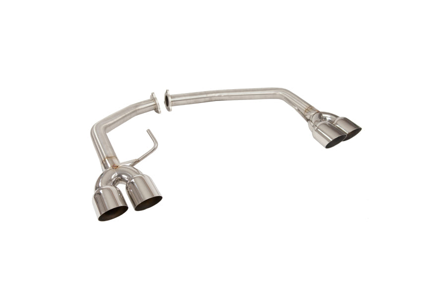 Axleback Exhaust - 2015-2018 STI / 2015-2021 WRX SPT / STi Performance - Muffler Delete - 3.5" Single Wall Tips