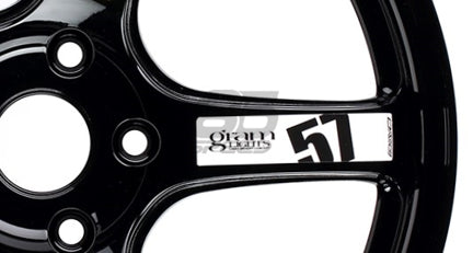 Gram Lights 57DR/57CR Spoke Sticker White (2 PCS)
