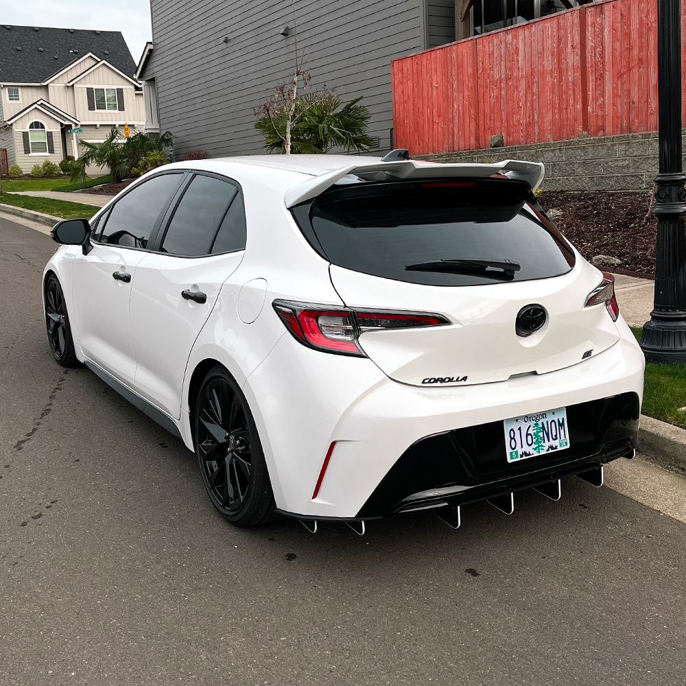 2021 corolla hatch rear diffuser