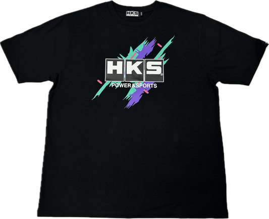 HKS T-SHIRT SUPER RACING v2 BLACK XXL