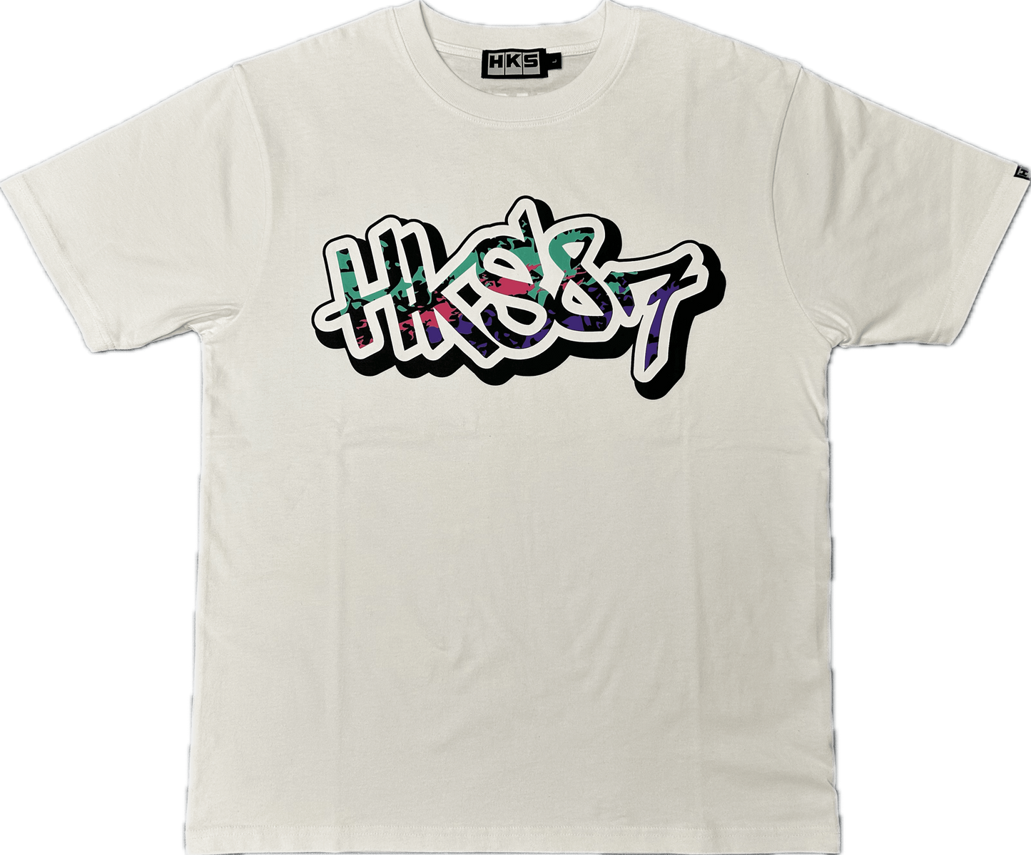 HKS T-SHIRT 87PAINT WHITE XXL