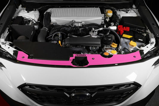 Perrin 2022+ Subaru WRX Radiator Shroud - Hyper Pink