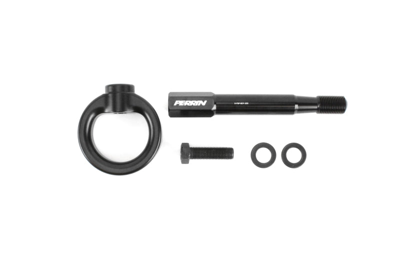 Perrin 2022+ Subaru WRX / 18-21 Crosstrek Tow Hook Kit (Rear) - Black