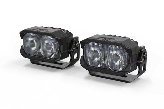 Morimoto 2Banger HXB LED Pod (SAE Wide / White)(Pair)