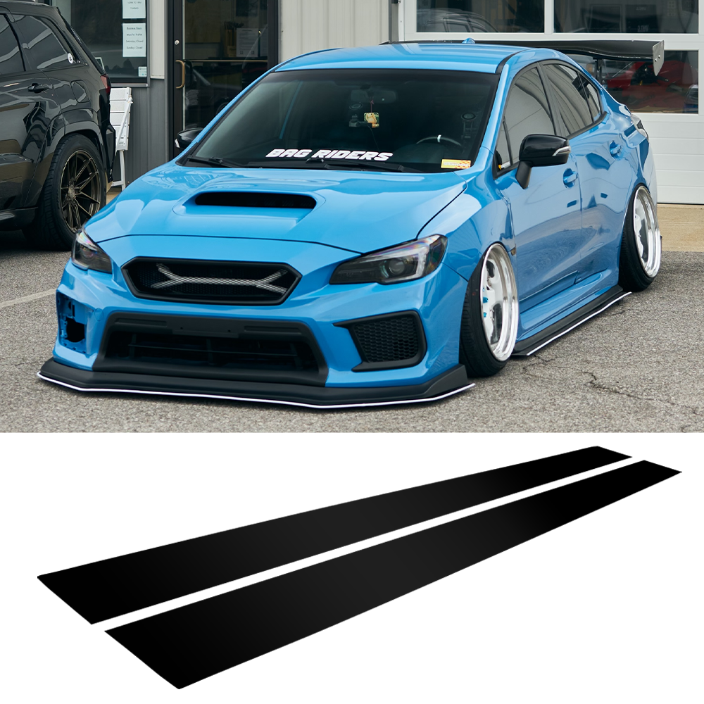 WRX STI SIDE SKIRT EXTENSIONS