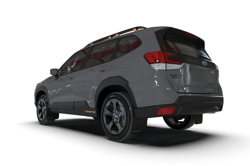 Rally Armor 2022 Subaru Forester (Incl. Wilderness) Black UR Mud Flap w/ Red Logo