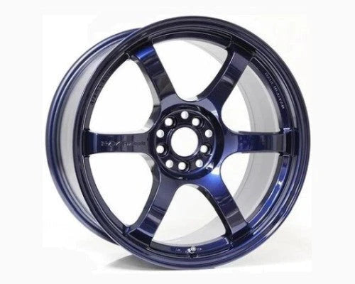 Gram Lights 57DR 18x9.5 +38 5x100 Eternal Blue Wheel
