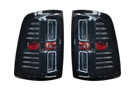 XB LED Tail Lights: Dodge Ram 1500 (19+) (Pair / Smoked)