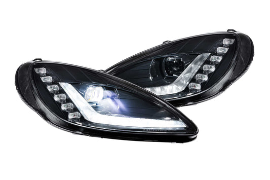 XB LED Headlights: Corvette C6 (05-13) (C7 Style / Set)