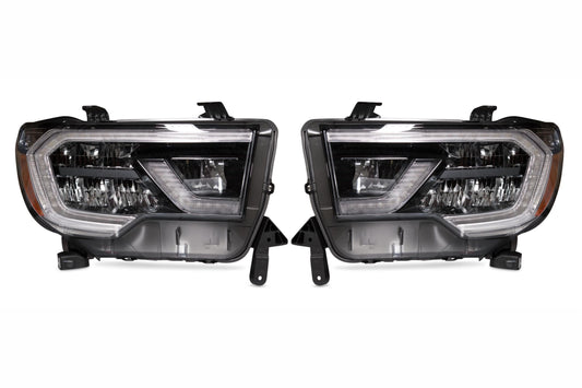 Toyota Sequoia (18+): OEM LED Headlights (Black; Set)