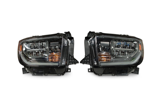 Toyota Tundra (18+): OEM LED Headlights (Smoked; Set)