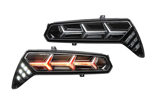 XB LED Tail Lights: Chevrolet Corvette (14-21) (Pair / Smoked)