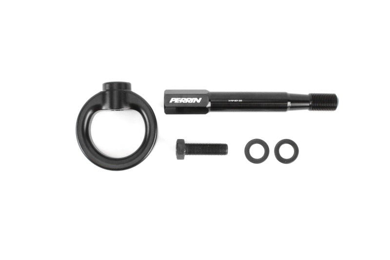 Perrin 2022+ BRZ/GR86 Tow Hook Kit (Front) - Black