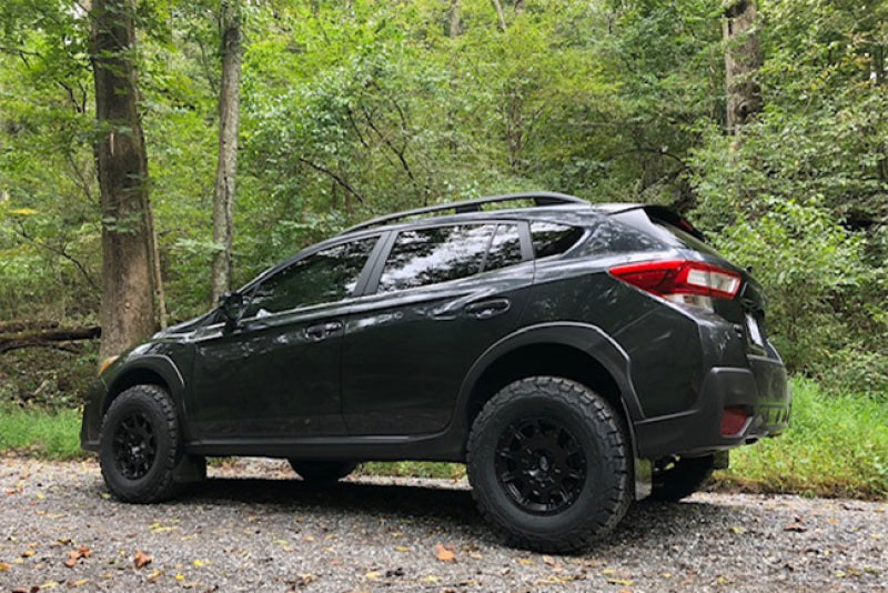 Rally Armor 18-22 Subaru Crosstrek Lift/AT Black UR Mud Flap w/ Grey Logo