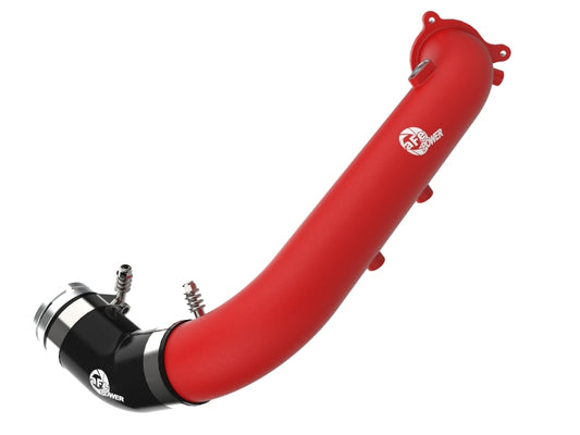 aFe BladeRunner Red 2-3/4in Aluminum Charge Pipe 2021 Toyota Supra GR (A90) I4-2.0L (t) B48