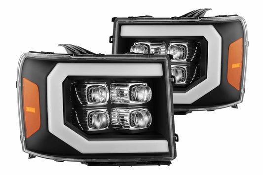 ARex Nova LED Headlights: GMC Sierra (07-13) - Chrome (Set)