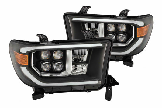 ARex Nova LED Headlights: Toyota Tundra (07-13) - Alpha-Black w/ Adj (Set)