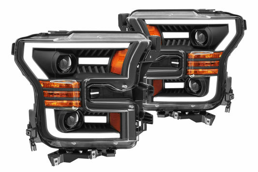 ARex Pro Halogen Headlights:: Ford F150 (15-17) - Chrome (Set)