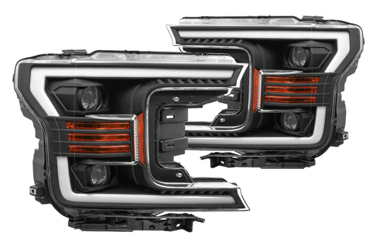 ARex Pro Halogen Headlights: Ford F150 (18-19) - Black (Set)