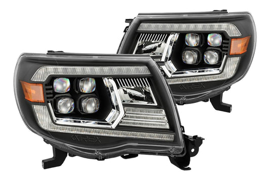 ARex Nova LED Headlights: Toyota Tacoma (05-11) - Chrome (Set)