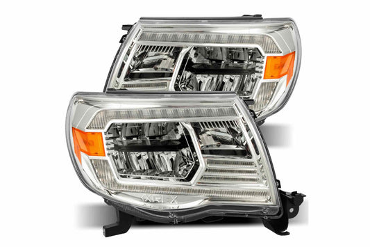 ARex Luxx LED Headlights: Toyota Tacoma (05-11) - Black (Reflector / Set)
