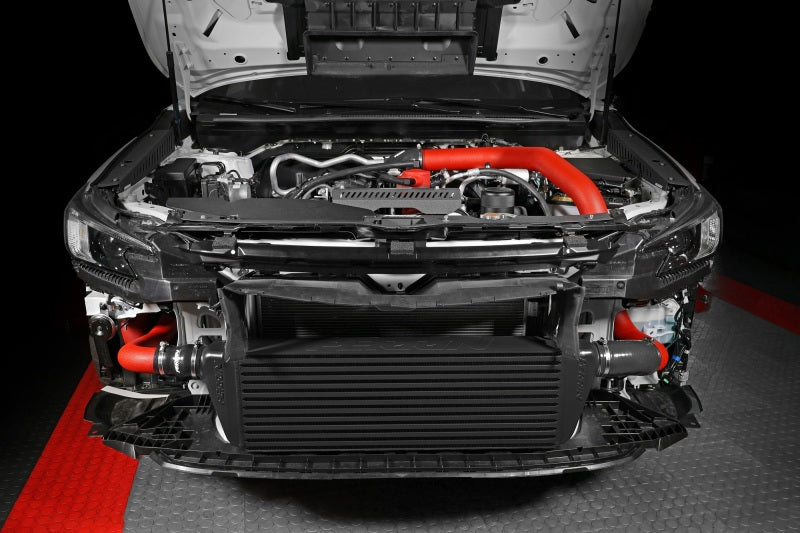 Perrin 2022+ Subaru WRX Front Mount Intercooler Kit (Red Tubes & Black Core)